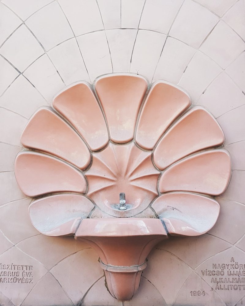 pink fountain